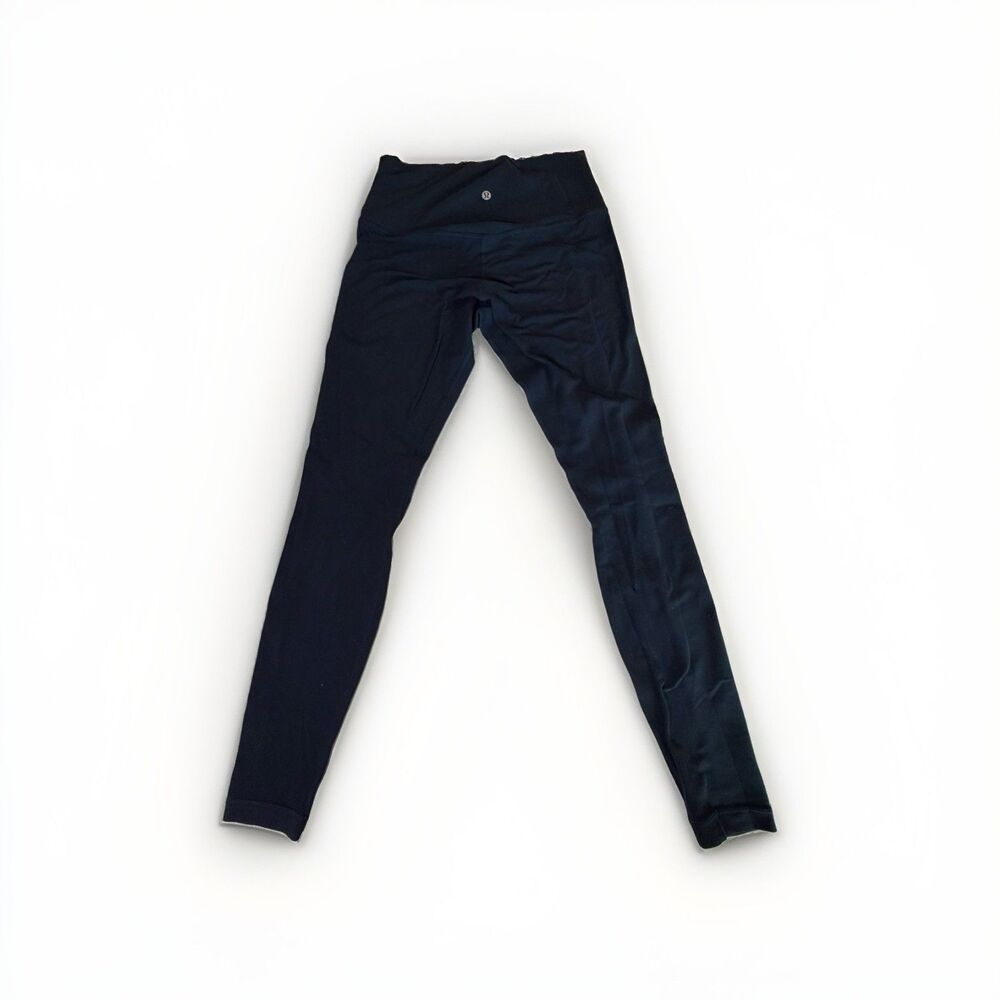 Lululemon Wunder Train High-Rise Leggings Women’s Size 8 Navy Blue Athletic